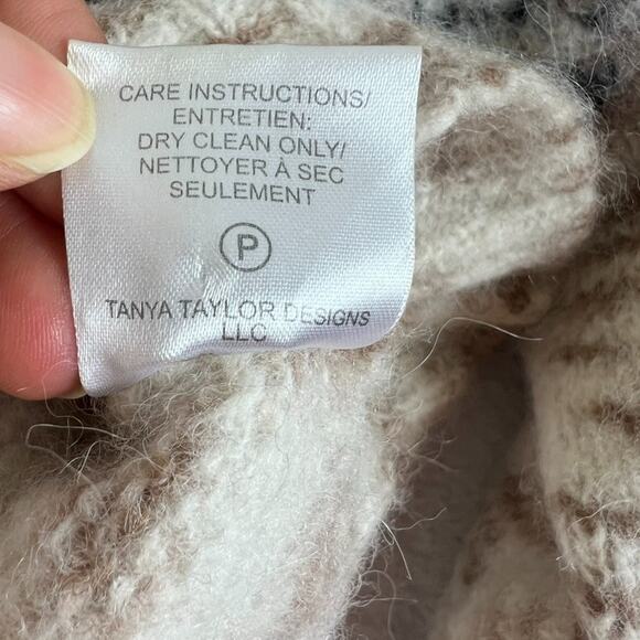 Tanya Taylor Sweater Women's Medium Duke Fair Isle Alpaca Merino Wool - Picture 4 of 7